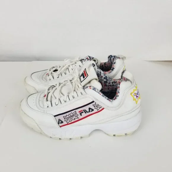 Fila Disruptor II X Rugrats 90's Retro Chunky Limited US Size White